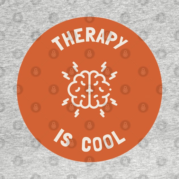 Therapy Is Cool - Mental Health Awareness by Football from the Left